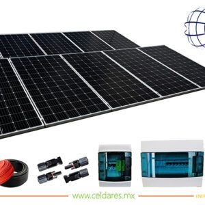 Sistema de 10 paneles solares a 220V