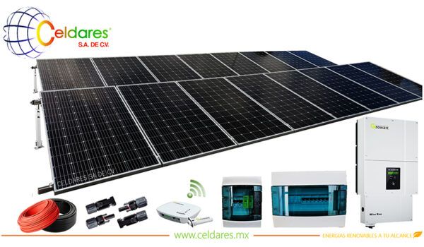 Sistema de 16 paneles solares a 220V