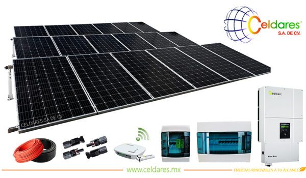 Sistema de 18 paneles solares a 220V