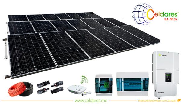 Sistema de 20 paneles solares a 220V