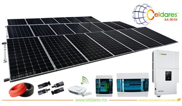 Sistema de 22 paneles solares a 220V