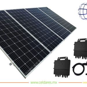 Sistema de 4 paneles solares a 220V