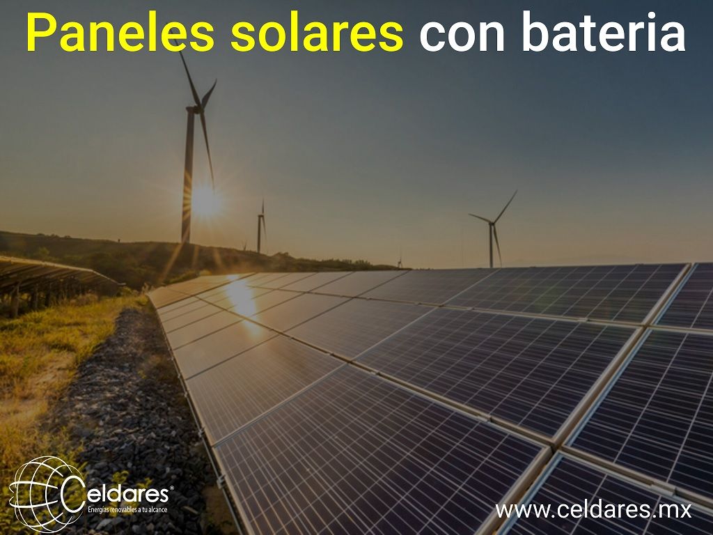 Paneles solares con batería