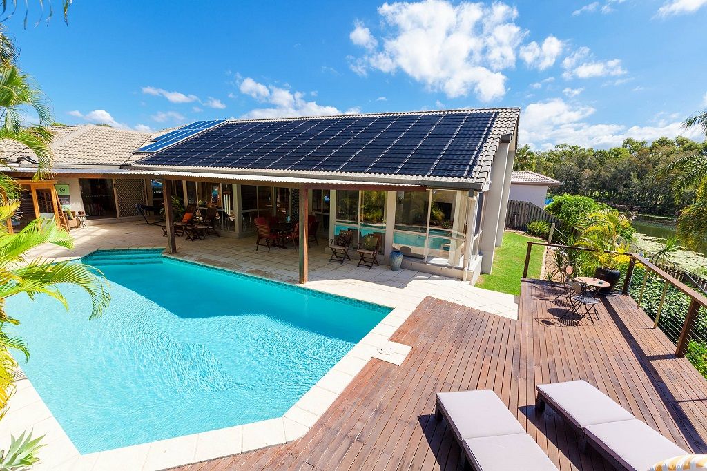 Paneles solares para alberca