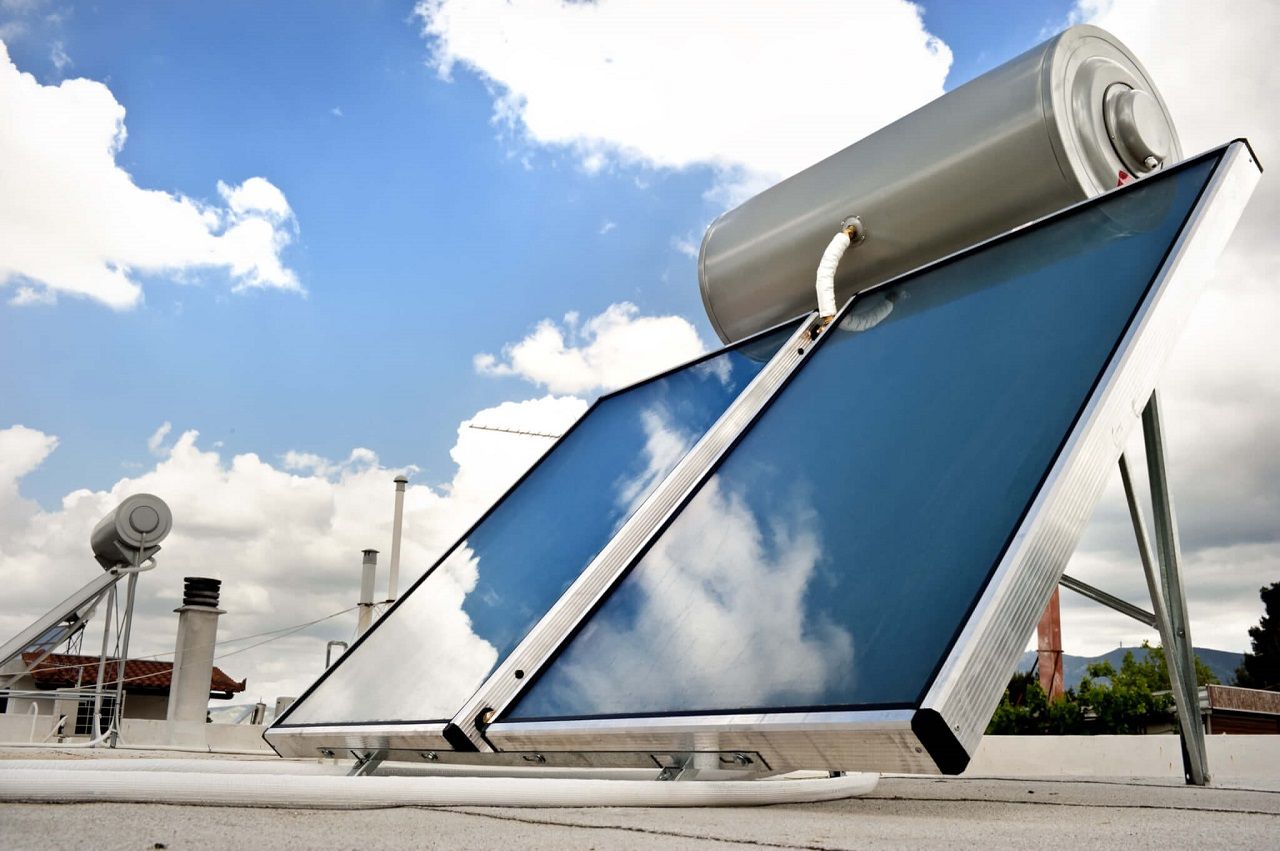 Paneles solares para calentar agua