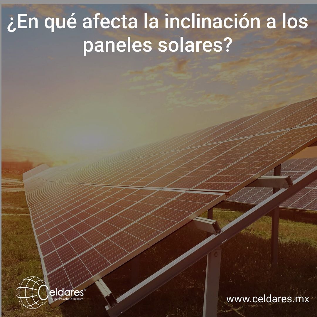 En qué afecta la inclinación a los paneles solares