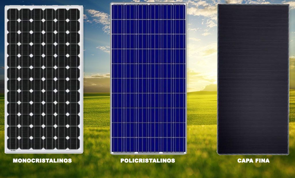 Tipos de paneles solares según su aplicación